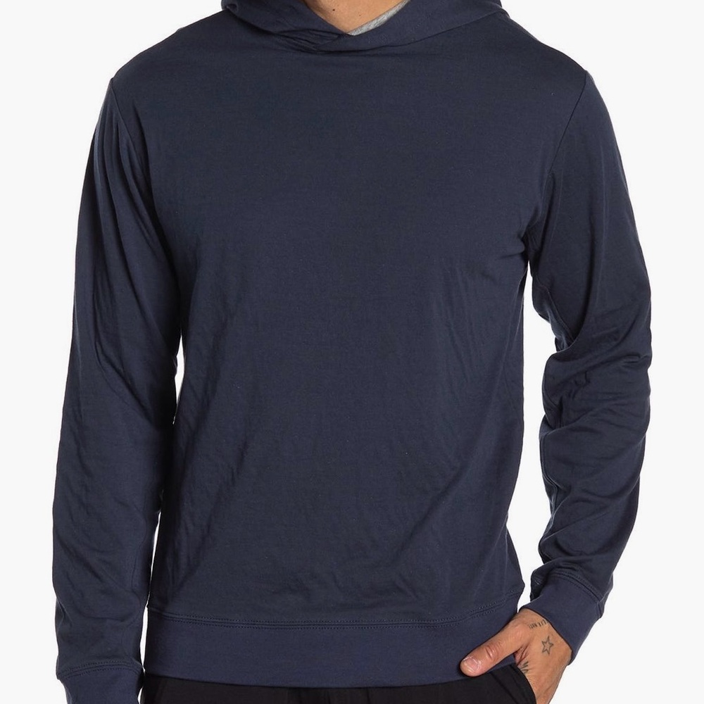 ✅NEW “Slate & Stone” Double Face
Pullover Lounge Hoodie Navy